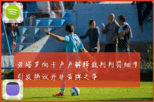 劳塔罗向卡卢卢解释裁判判罚细节引发热议并非黄牌之争
